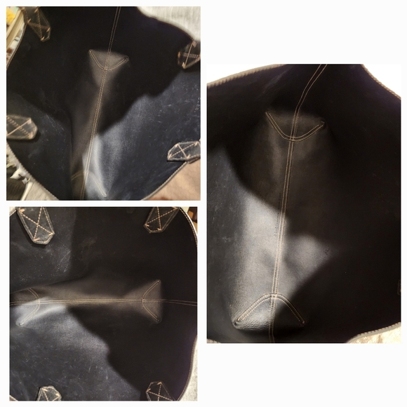 GUCCI GG Supreme Reversible Leather Tote with POSH Authentication - Picture 11 of 14